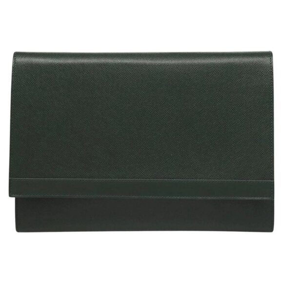 LOUIS VUITTON Taiga Leather Volga Briefcase Epicea LV Auth - Picture 2 of 16